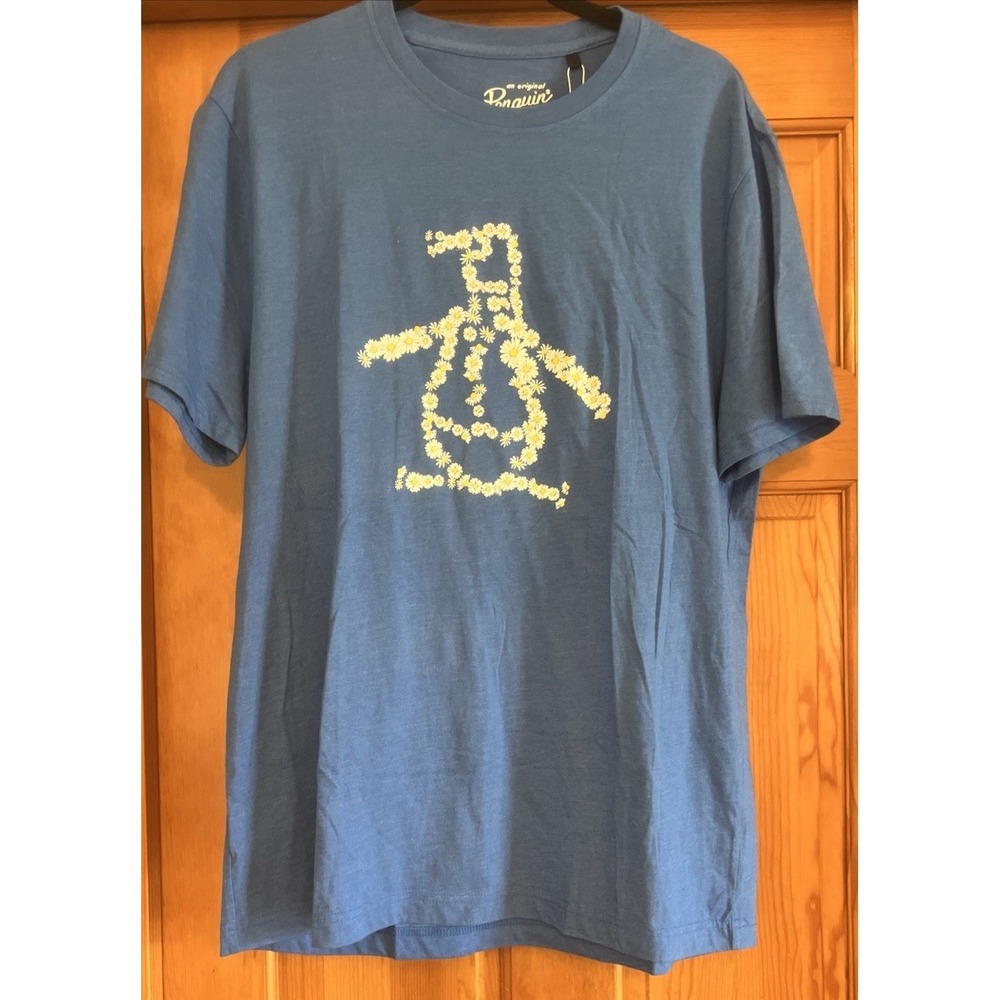 An Original Penguin T-Shirt With  Daisies Sz XL